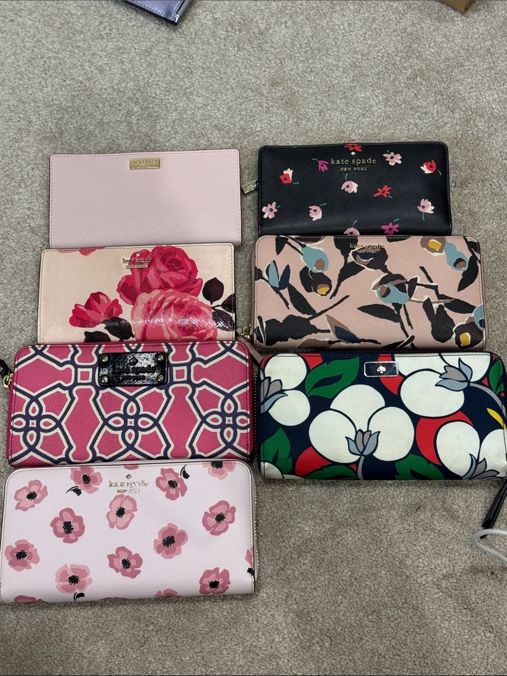 PICK ONE:  Kate Spade Floral OR Pattern Wallets-